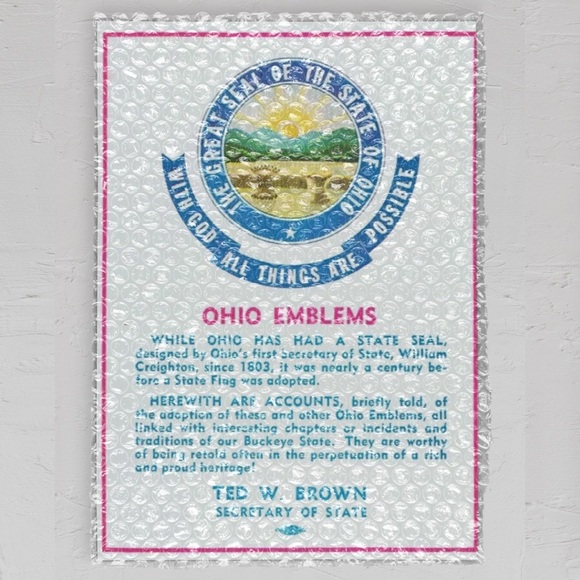 Ohio State 1965 Emblems Brochure Postcard - Picture 4 of 7